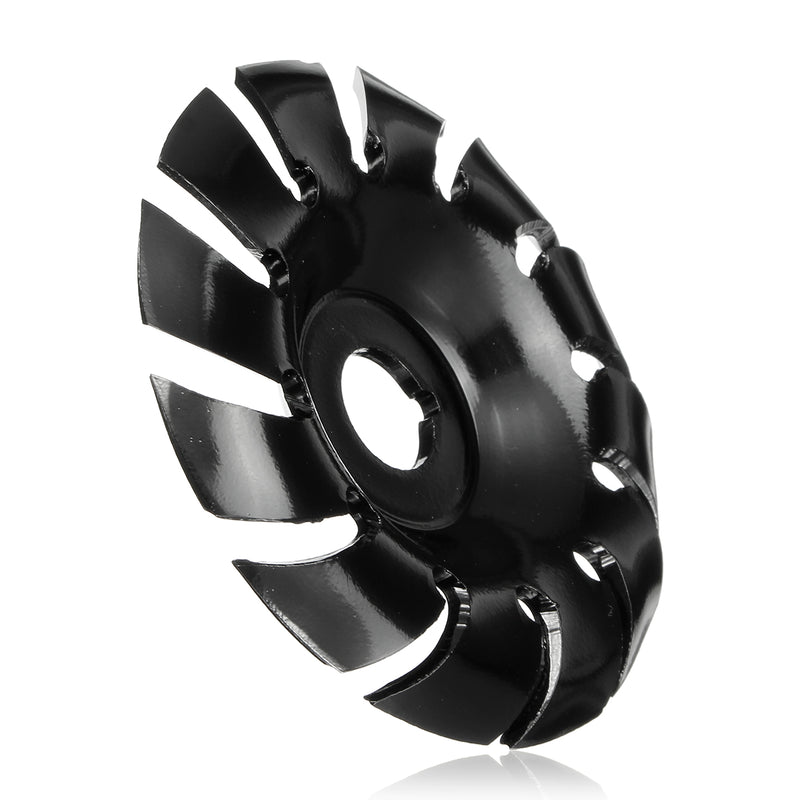 90mm Wood Carving Disc 12T Woodworking Root Milling Cutter for 16mm Aperture Angle Grinder
