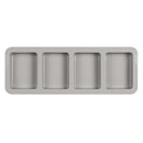 DIY Silicone Soap Mold 4 Holes for Handmade Soap Making Forms 3D Mould Oval Round Square Soaps Molds Cake Mould