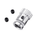 Stainless Steel Two-way Driver Feeding Wheel Gear Extruder For 1.75mm Filament 3D Printer Part