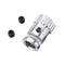 Stainless Steel Two-way Driver Feeding Wheel Gear Extruder For 1.75mm Filament 3D Printer Part
