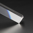 8cm Optical Glass Triple Triangular Prism Physics Teaching Light Spectrum