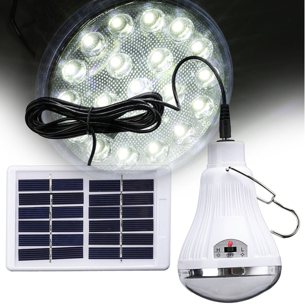 Portable Solar Power Remote Control LED Emergency Light Tent Lamp Outdoor Camping Lantern