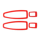 Carbon Fiber Car Interior Window Switch Button Cover Trim For BMWF20 F21 F30 F34