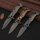 LAOTIE C139V 210mm Stainless Steel Folding Knife Outdoor Survival Tools Kit Hiking Climbing Multifunctional Knife