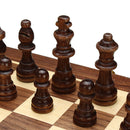 Wood Chess Wooden Magnetic Board Hand Crafted Folding Chessboard Travel Game Set