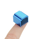 4PCS Blue TMC2100 LV8729 Stepper Motor Driver Cooling Heatsink With Back Glue For 3D Printer