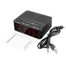 LEADSTAR Wireless Alarm Clock Mini bluetooth Speaker With Card Play FM Radio