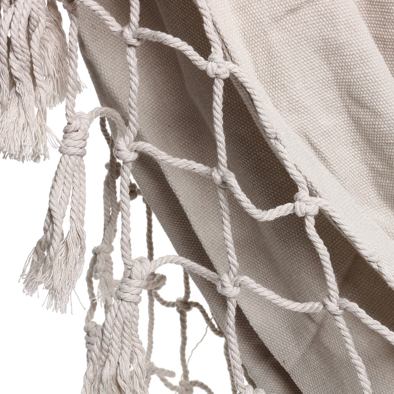 Hammock Chair Hammocks Hanging Swing Seat Bed Indoor Outdoor Garden Yard Tassel