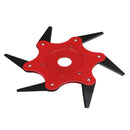 Upgrade Trimmer Head 65Mn 6 Teeth Blade Trimmer Head Brush Cutter Blade for Lawnmower