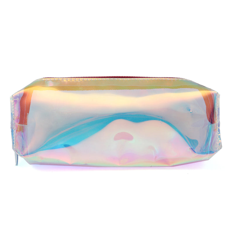 Holographic Iridescent Laser Pencil Case Quality PU School for Girls Boy School Supplies Stationery Cute Pencil Box Pencil Bag