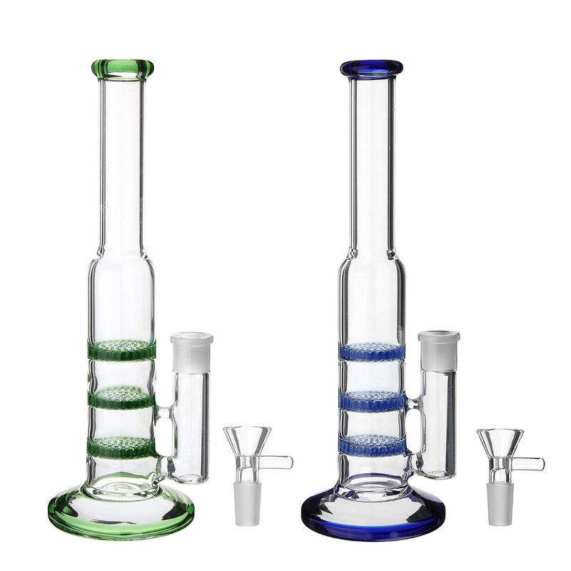 3.5"x3.1"x10" Water Glass Pipe Straw Bottle Glassware Shisha Chicha