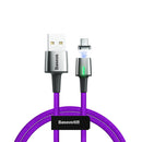 Baseus Zinc Alloy Braided Magnetic Micro Type-C USB 3A 2.4A Fast Charging Data Cable for Samsung Xiaomi Huawei