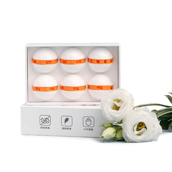 6pcs 7th Deodorant Shoe Shock Absorber Ball Link Cleaner Rotary Switch Inhibit Fungus