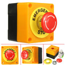 Push Button Switch 1 NO 1 NC 10A 660V Emergency Stop Waterproof