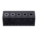 6/7/8/9/10mm Aluminum Alloy Handhled V Drill Guide Drill Straight Angle Guide Dowel Jig Woodworking