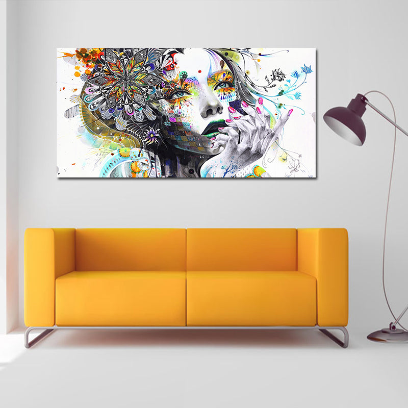 Miico Hand Painted Oil Paintings People Modern Paintings Wall Art For Home Decoration