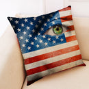 Honana BX The 2018 World Cup Cotton Linen Cushion Pillow Case Eye National Flag Pillow Cover