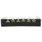 Excellway TB-2506 600V 25A 6 Position Terminal Block Barrier Strip Dual Row Screw Block Covered W/ Removable Clear Plastic Insulating Cover