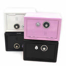 Safe Security Metal Money Bank Deposit Cash Savings Saving Box Jar Coins Storage Box for USD EURO GBP Money Desktop Organizer