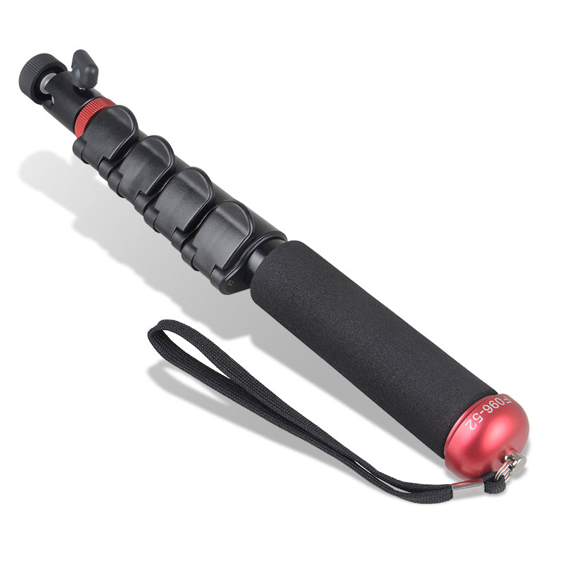 F096-52 Universal Trekking Pole Selfie Stick Multi-function Monopod for Mobile Phones Action Video Camera Gopro