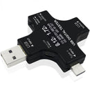DANIU 2 in 1 Multifunctional Type-c USB Tester PD Power Tester Volt Meterr Ammeter