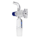 24/29Glass Adapter Vacuum Flow Control Adapter with Glass Stopcock Male Ground Joint to Right Angle Hose Connection