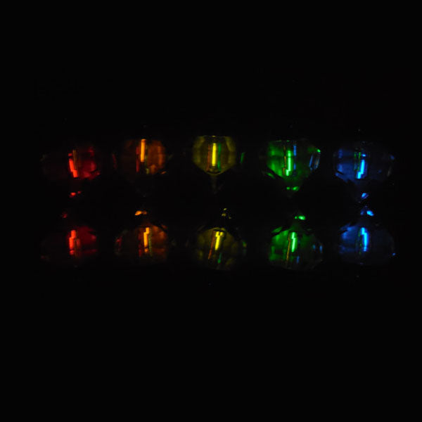 1.5x6mm Trit Vials Self-luminous 15-Years Diamond Heart Decoration