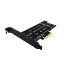 ITHOO PCENGFF-N05 PCI-E 4X to M.2 Key M+B Interface NVME M.2 SSD PCI-E Expansion Card 10Gbps for Desktop Computer