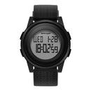 SANDA 337 Digital Watch LED Waterproof PU Leather Sports Student Watch