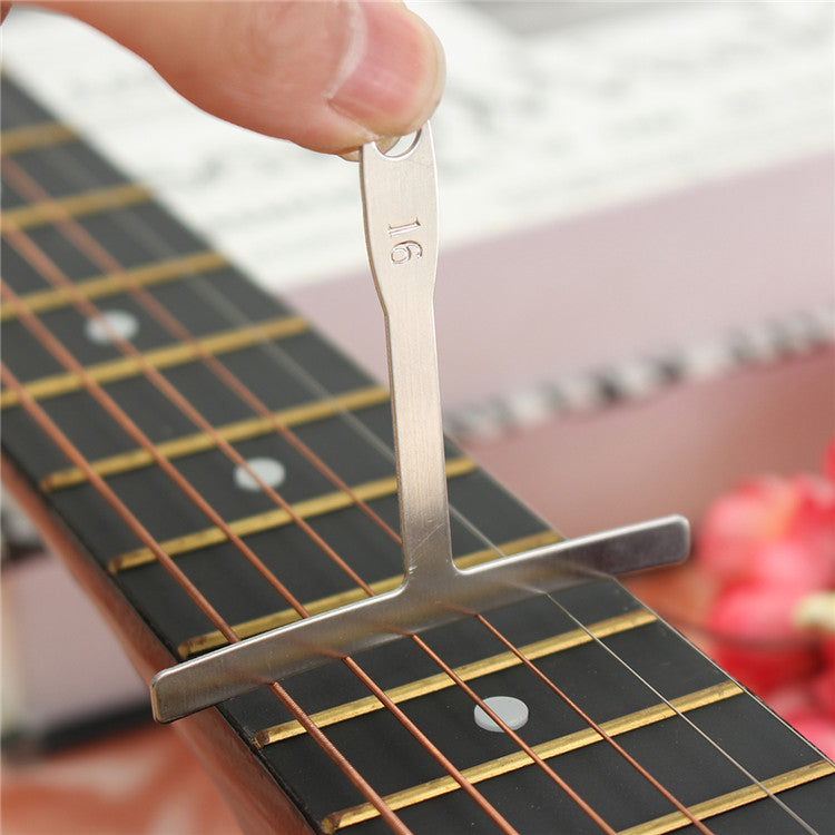 9pcs Guitar Understring Steel Radius Gauges for Luthier Tools Bridge Pin Set