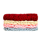 Warm Winter Luxury Handmade Crocheted Bed Knitted Sofa Cover Blankets 5 Colors Thick Thread