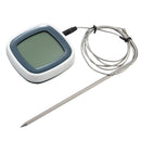 AUGIENB Digital Thermometer for Oven Digital LCD Display Probe Food Thermometer Timer Cooking Kitchen BBQ Meat Temperature