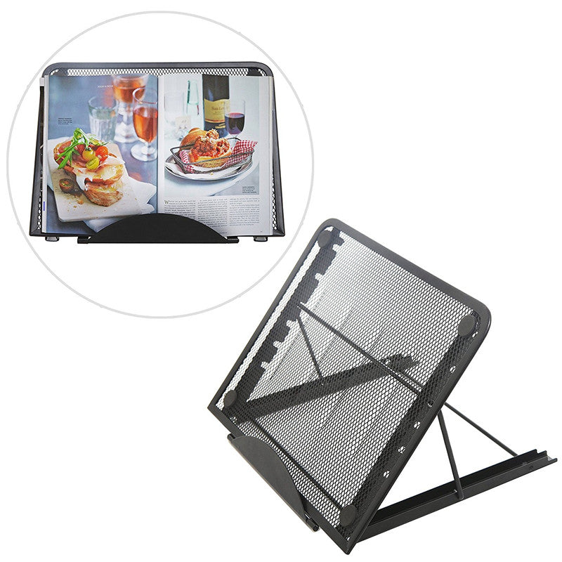 Multifunctional Mesh Ventilated Adjustable Desktop Laptop Stand Radiator Tablet Pad Book Holder
