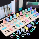 Wooden Magnetic Fishing Game Rods Fish Childrens Kids Wood Magnet Board Toys Puzzle games