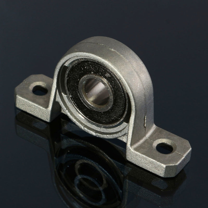 T8 600mm Stainless Steel Lead Screw Set with Mounted Ball Bearing and Shaft Coupling