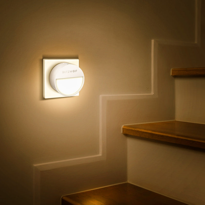 BlitzWolf BW-LT10 Smart Night Light 3000K Color Temperature 20 Lumens 120 Lighting Angle