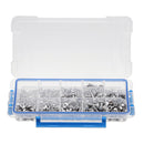 Suleve MXST2 480Pcs M4 M5 M6 Torx Screw Pan&Flat Head 304 Stainless Steel Bolt Assortment
