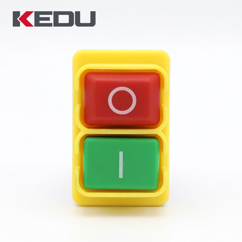 KEDU KJD17B/120V 16A 4 Pin Waterproof Electromagnetic On Off Push Button Switch