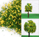 DIY Handmade Building Model Material Grass Tree Sponge Powder Green Yellow Mixture Pollen