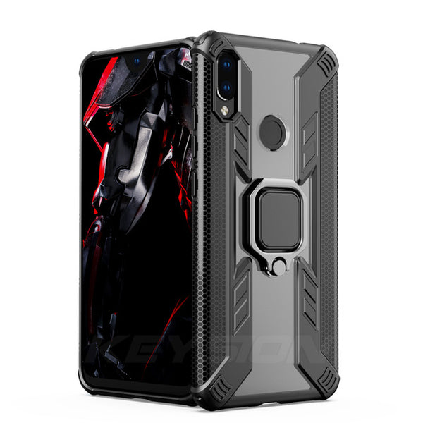 Bakeey Armor Shockproof Ring Holder Hard PC Protective Case For Xiaomi Redmi Note 7 / Redmi Note 7 PRO