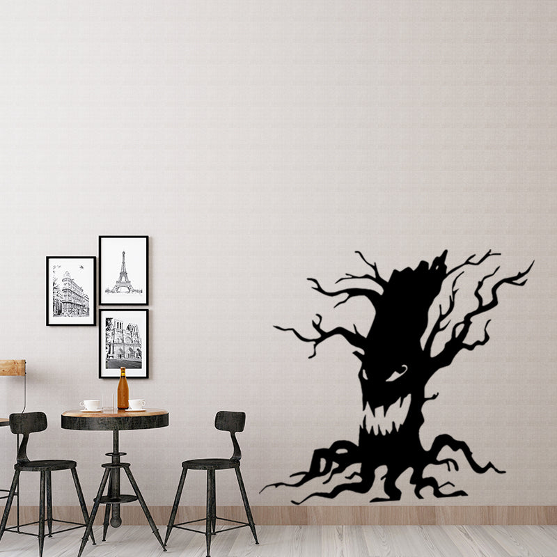 Miico FX3014 Halloween Sticker Cartoon Sticker Ghost Tree Pattern Removable  Wall Stickers