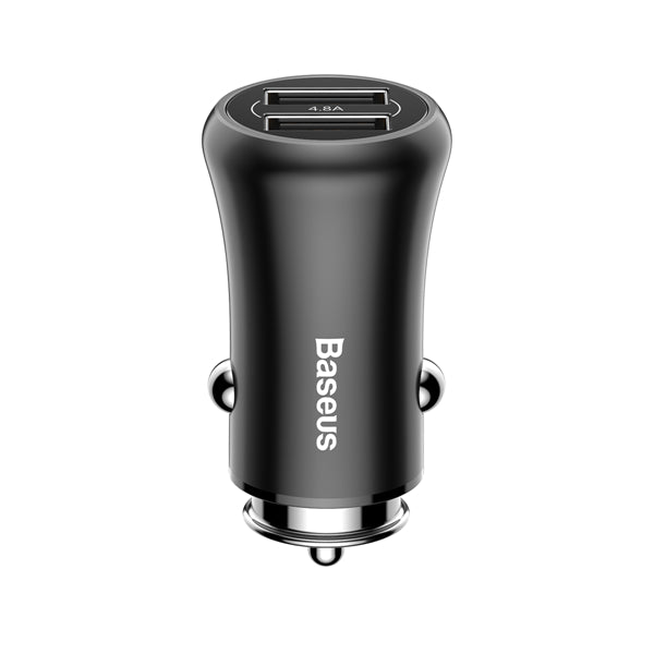 Baseus 4.8A Dual USB Ports Fast Car Charger For iPhone X 8Plus Oneplus5 Xiaomi 6 Mi A1 Tablet
