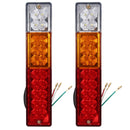 Pair 12V Truck Trailer Caravan LED Brake Rear Tail Reverse Light Turn Indiactor
