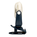 360 Degree Adjustable Portable 2 In 1 Clip On Fan Camping Fan USB Rechargeable Mini Desk Pram Fan