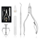 Y.F.M 6 Styles Stainless Steel Nail Cuticle Nipper Clipper Set Ingrown Nail Correction Tools Kit