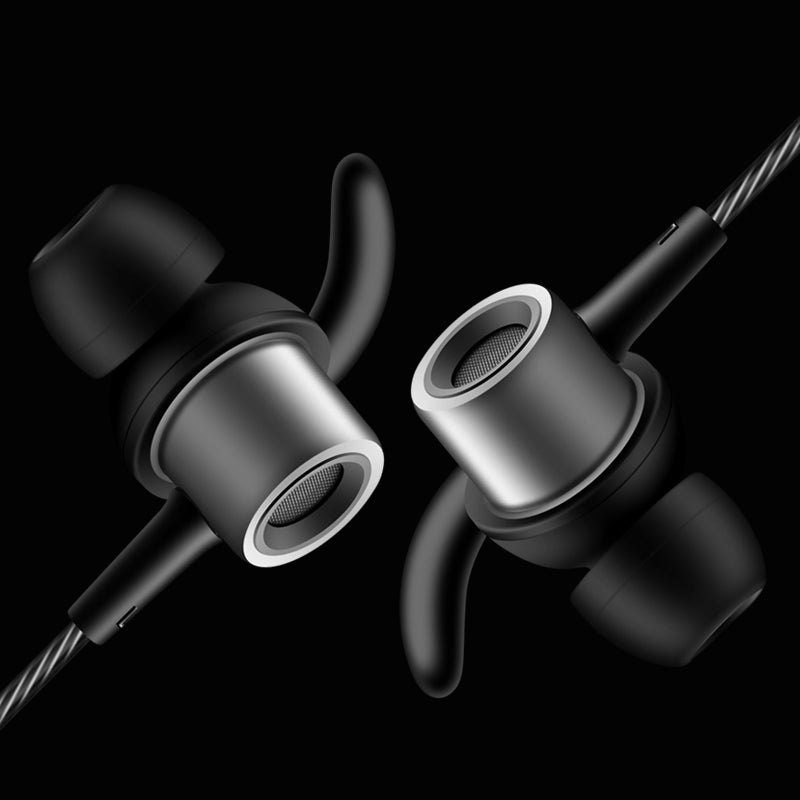 QKZ CK1 Metal Mega Bass HIFI Double Dynamic Drivers Earphone Music Headset With Mic For Mobile Phone