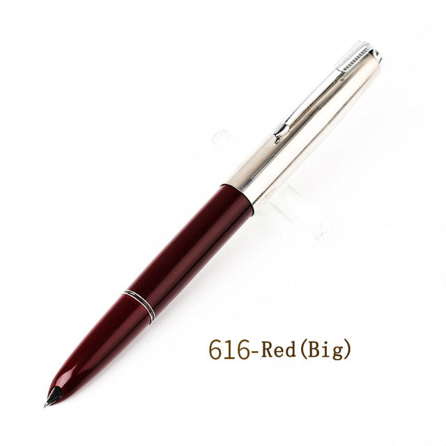 HERO 616 New Classic Nostalgic Fountain Pen Golden Nib Ink Pen Fine Nib 0.5mm Calligraphy Pens Gifts for Students Friends Families
