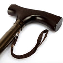 Yuwell 1PC Folding T-handle Aluminum Adjustable Walking Stick Safety Old Man Crutch Trekking Pole