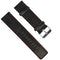 Red Thread Single Leather Watch Band Watch Strap for 47mm Amazfit GTR Smart Watch