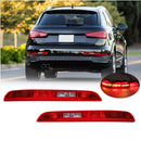 Rear Left/ Right Car Side Lower Bumper Tail Light Lamp Red for AUDI Q3 2011-2015